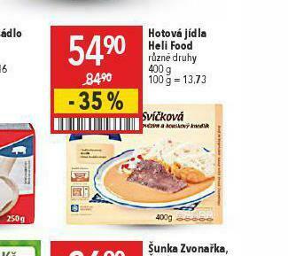 Globus Hotová jídla heli food nabídka