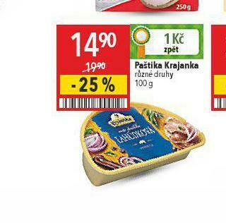 Globus Paštika krajanka nabídka