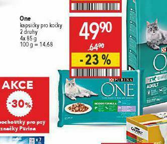 Globus Purina one kapsičky pro kočky nabídka