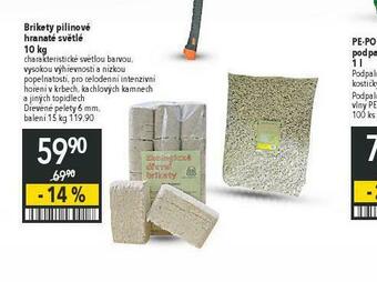 Globus Brikety pilinové hranaté světlé nabídka
