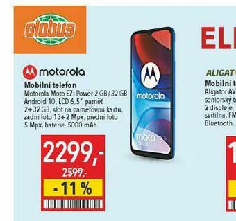 Globus Mobilní telefon motorola nabídka