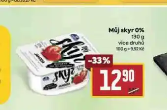 Billa Můj skyr 0% nabídka
