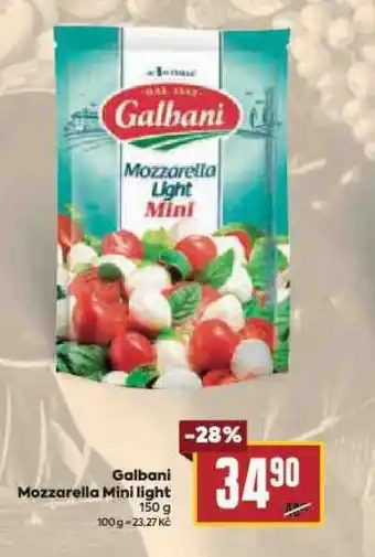 Billa Galbani mozzarella mini light nabídka