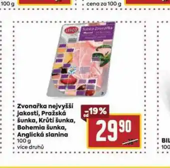 Billa Pražská šunka nabídka