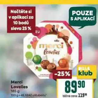 Billa Merci lovelies nabídka