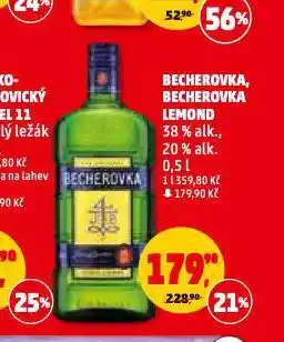 Penny Market Becherovka, becherovka lemond nabídka