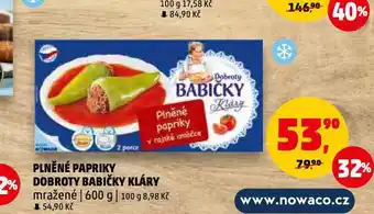Penny Market Plněné papriky dobroty babičky kláry nabídka