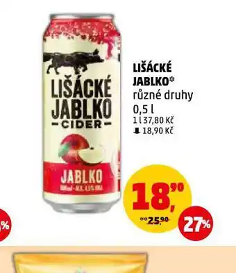 Penny Market Lišácké jablko cider nabídka