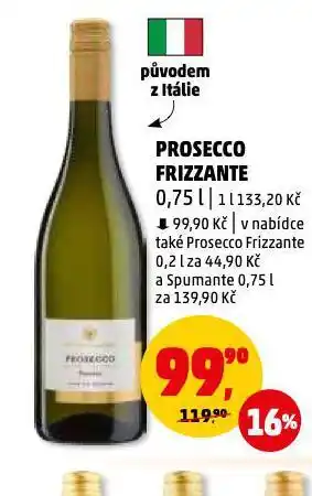 Penny Market Prosecco frizzante nabídka