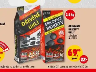 Penny Market Grilovací brikety / uhlí nabídka