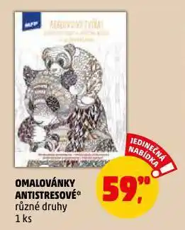 Penny Market Omalovánky antistresové nabídka