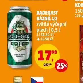 Penny Market Pivo radegast rázná 10 nabídka