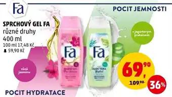 Penny Market SPRCHOVÝ GEL FA nabídka