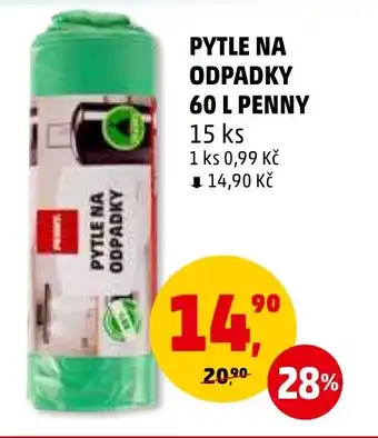 Penny Market PYTLE NA ODPADKY 60 L PENNY nabídka