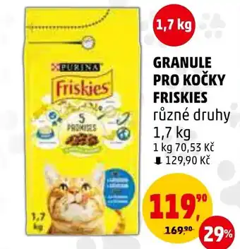 Penny Market GRANULE PRO KOČKY FRISKIES nabídka