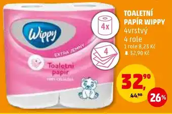 Penny Market TOALETNÍ PAPÍR WIPPY nabídka