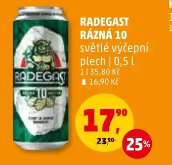 Penny Market RADEGAST RÁZNÁ 10 nabídka