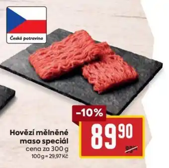 Billa Hovězí mělněné maso speciál nabídka