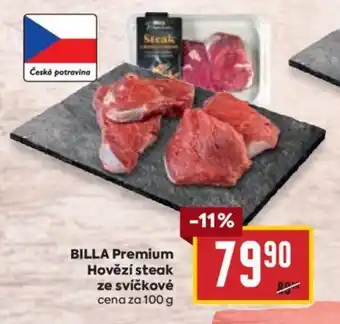 Billa BILLA Premium Hovězí steak ze svíčkové nabídka