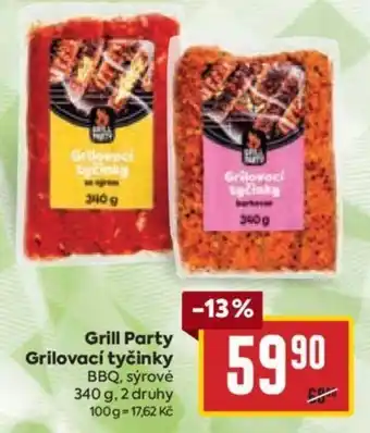 Billa Grill Party Grilovací tyčinky nabídka