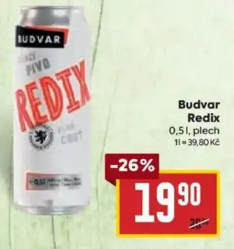 Billa Budvar Redix nabídka