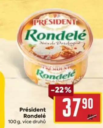 Billa Président Rondelé 100g nabídka