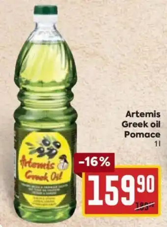 Billa Artemis Greek oil Pomace 1L nabídka