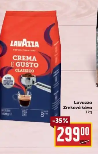 Billa Lavazza Zrnková káva nabídka