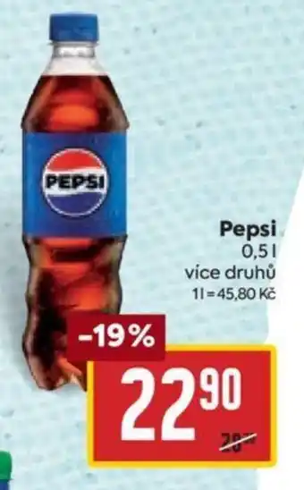 Billa Pepsi 0.5L nabídka