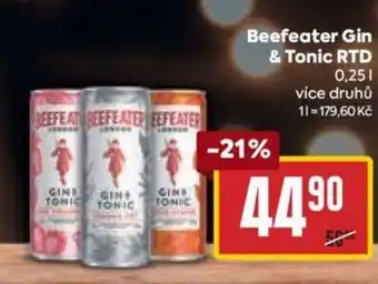 Billa Beefeater Gin & Tonic RTD nabídka