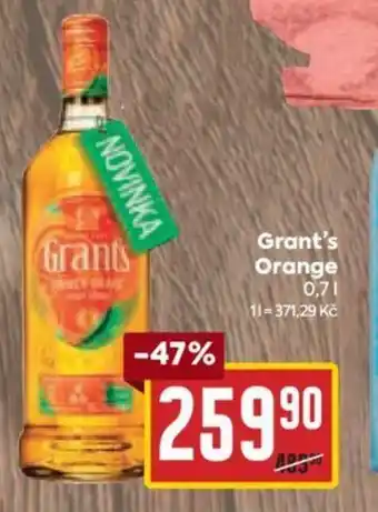 Billa Grant's Orange 0,7L nabídka