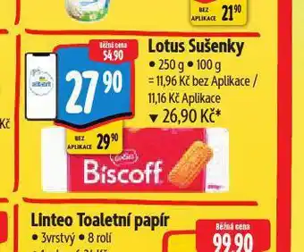 Albert Lotus sušenky nabídka