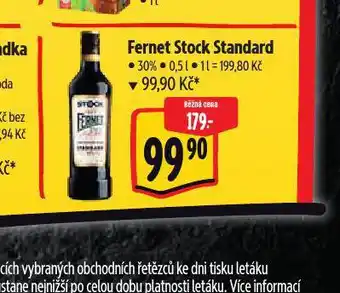 Albert Fernet stock standard nabídka