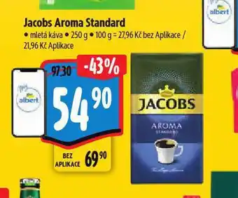 Albert Jacobs aroma standard mletá káva nabídka