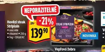 Albert Hovězí steak striploin nabídka