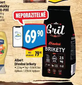 Albert Albert grilovací brikety nabídka