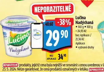 Albert Lučina nadýchaná nabídka
