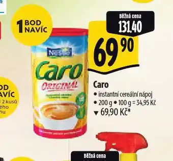 Albert Caro instantní nápoj nabídka