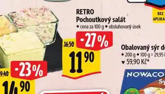 Albert Retro pochoutkový salát nabídka