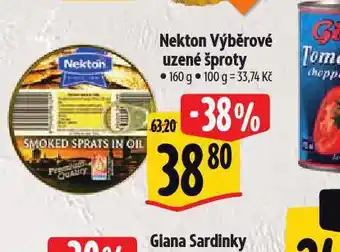 Albert Nekton výběrové uzené šproty nabídka