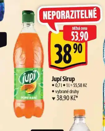 Albert Jupí sirup nabídka