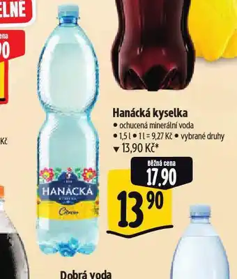 Albert Hanácká kyselka ochucená nabídka