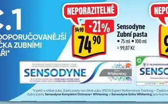 Albert Sensodyne zubní pasta nabídka