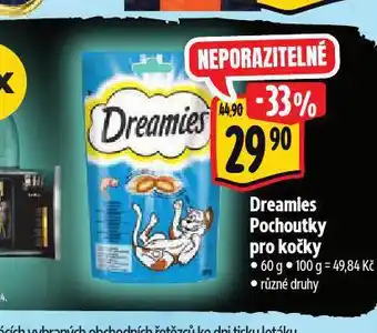 Albert Dreamies pochoutky pro kočky nabídka