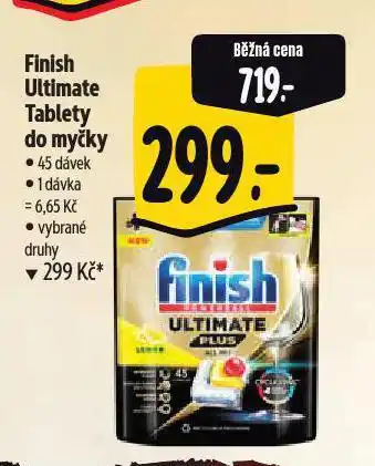 Albert Finish ultimate tablety do myčky nabídka