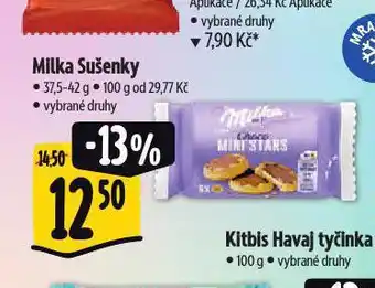 Albert Milka sušenky nabídka