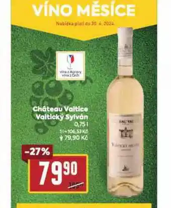 Billa Chateau valtice valtický sylván nabídka