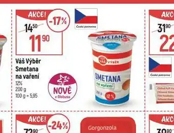 Globus Smetana na vaření 12% nabídka