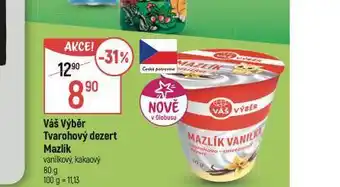 Globus Tvarohový dezert mazlík nabídka