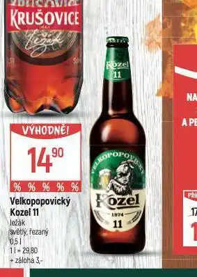 Globus Pivo velkopopovický kozel 11 nabídka